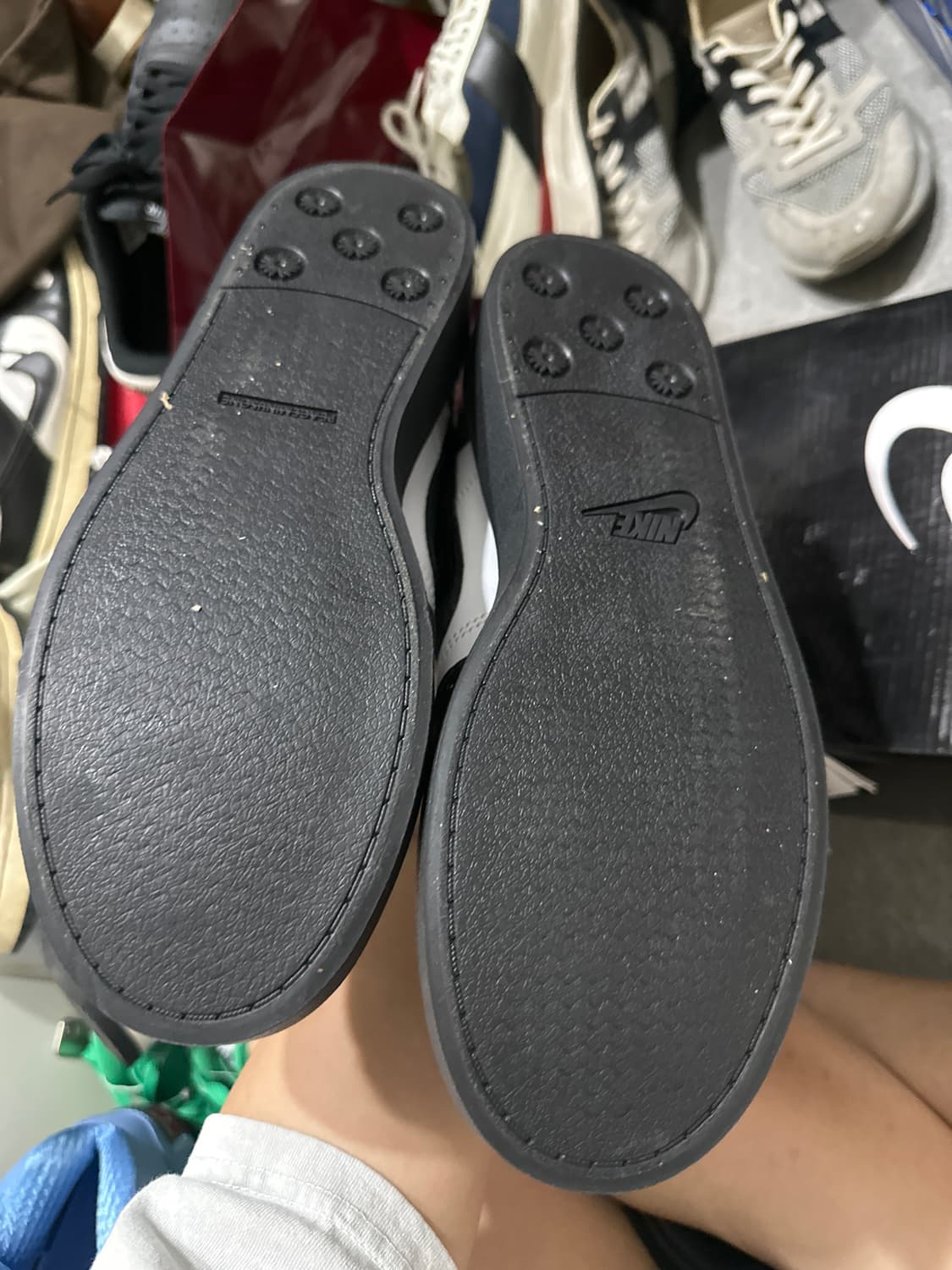 Nike x Peaceminusone Kwondo1 Black and W 상품이미지2