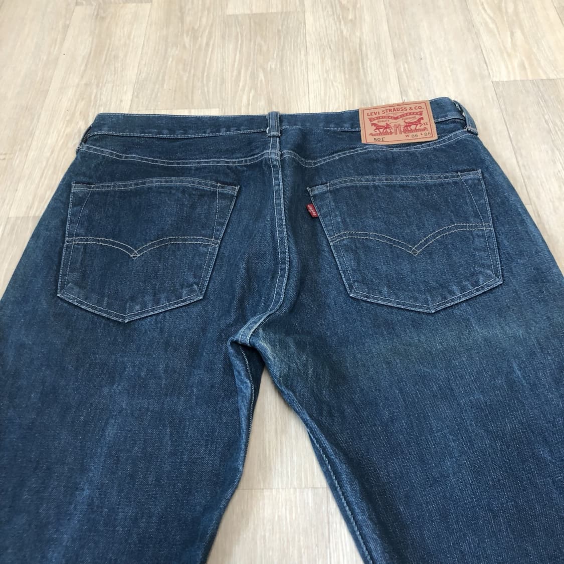 (34) 리바이스 Levi's 501 스트레이트핏 1351 코티드 데님 상품이미지7