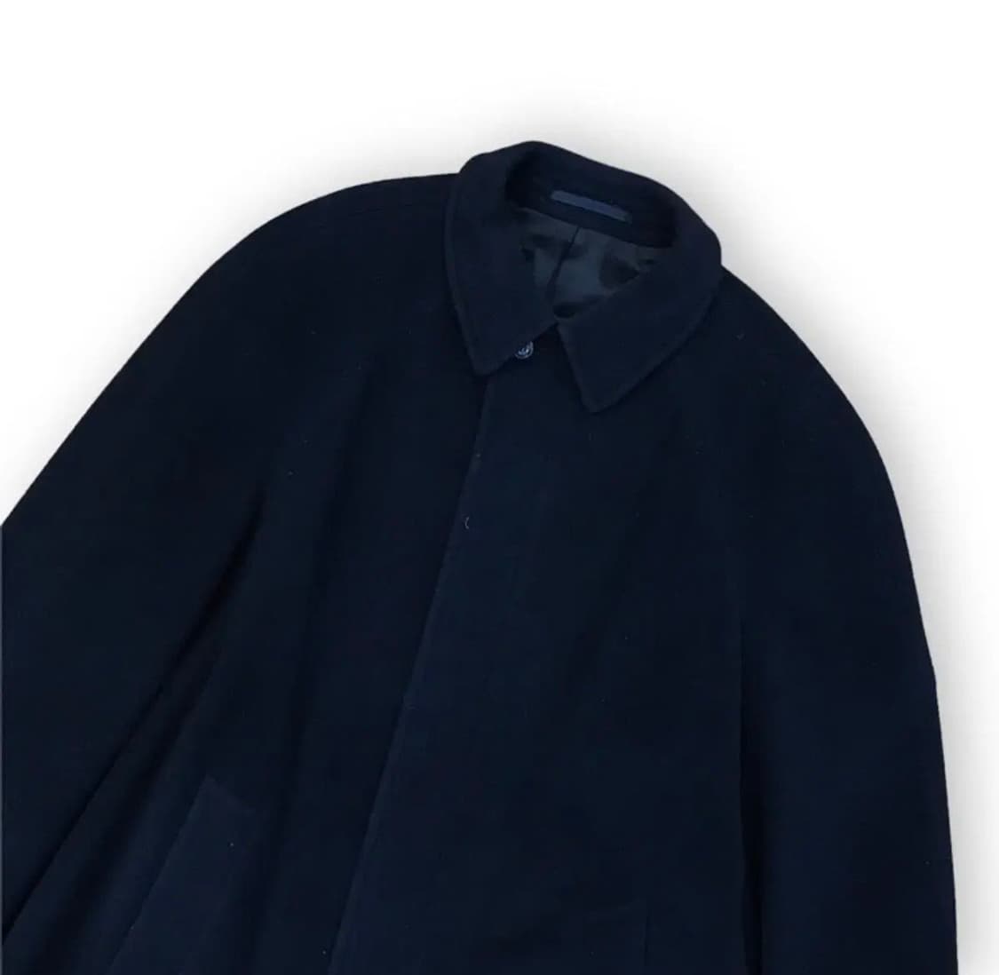 피에르발망 울 캐시미어 네이비 발마칸코트 105 상품이미지2