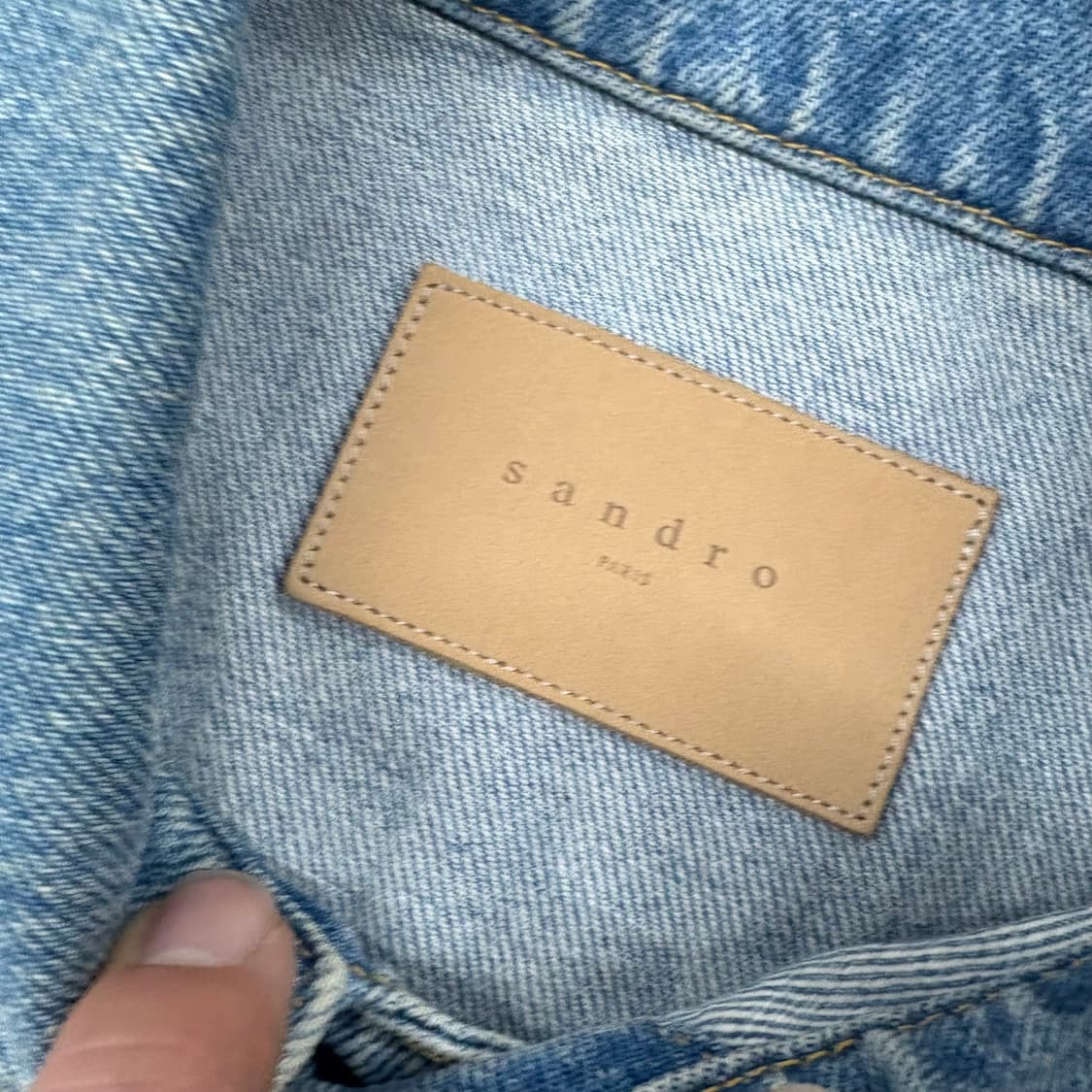 (95)산드로데님자켓 상품이미지4