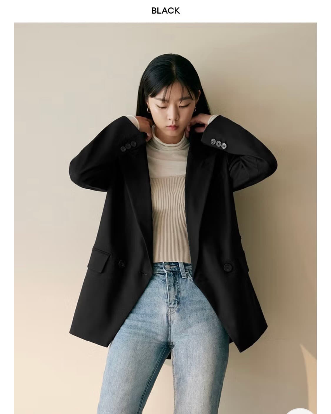 [66] 더엣지 자켓 블랙 상품이미지2