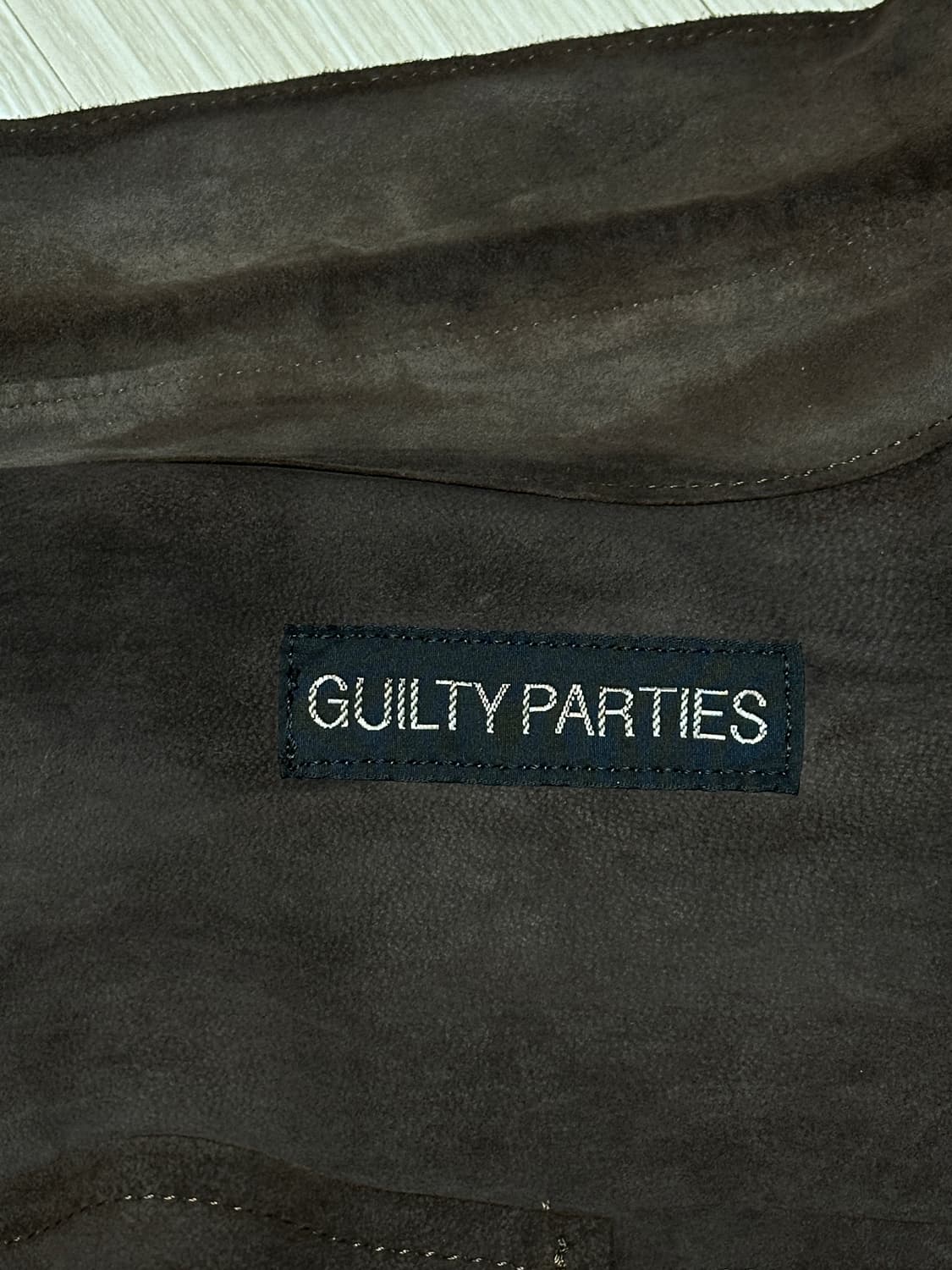 와코마리아 염소가죽 goat skin 셔츠 XL 상품이미지6