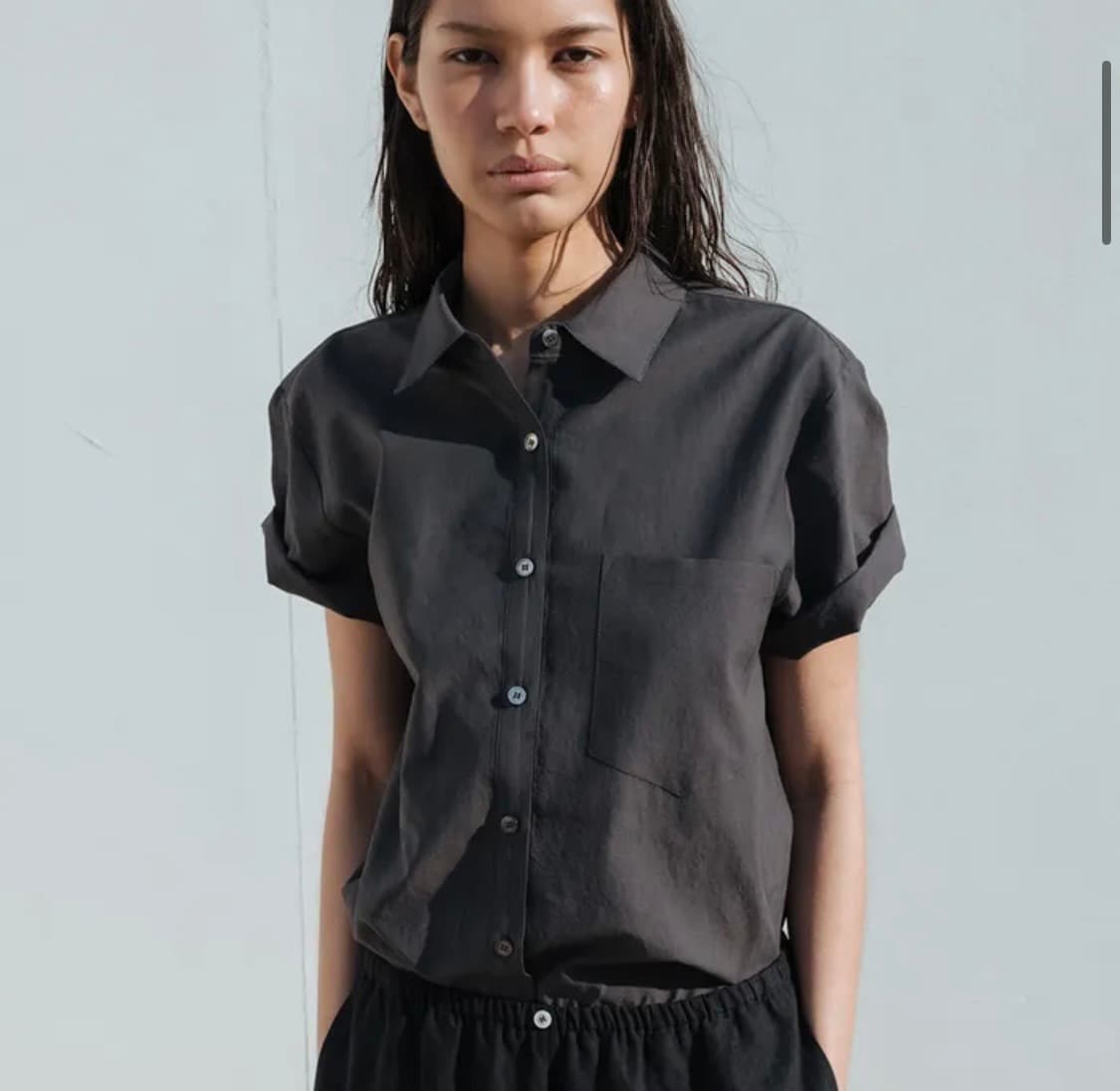 네세서리 cotton drift half shirt 상품이미지1