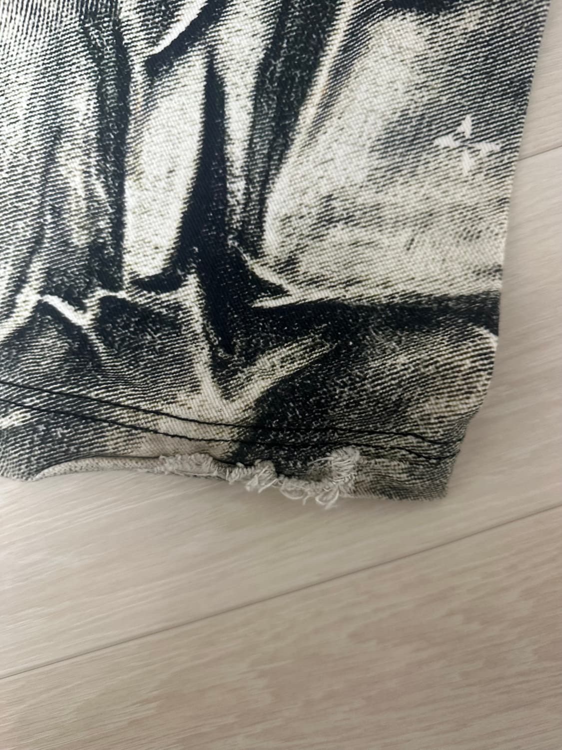 Blr 프리팅 데님팬츠 상품이미지3