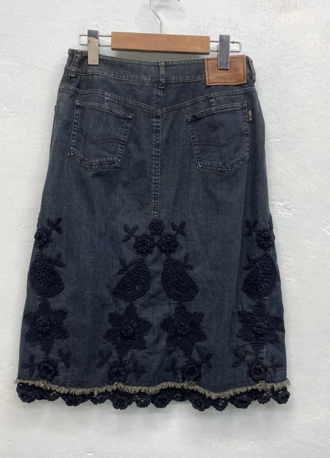 [1672]Scapa ethnic denim skirt 상품이미지5
