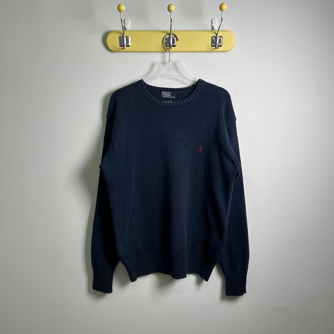 폴로 랄프로렌 네이비 코튼 니트  상품이미지1