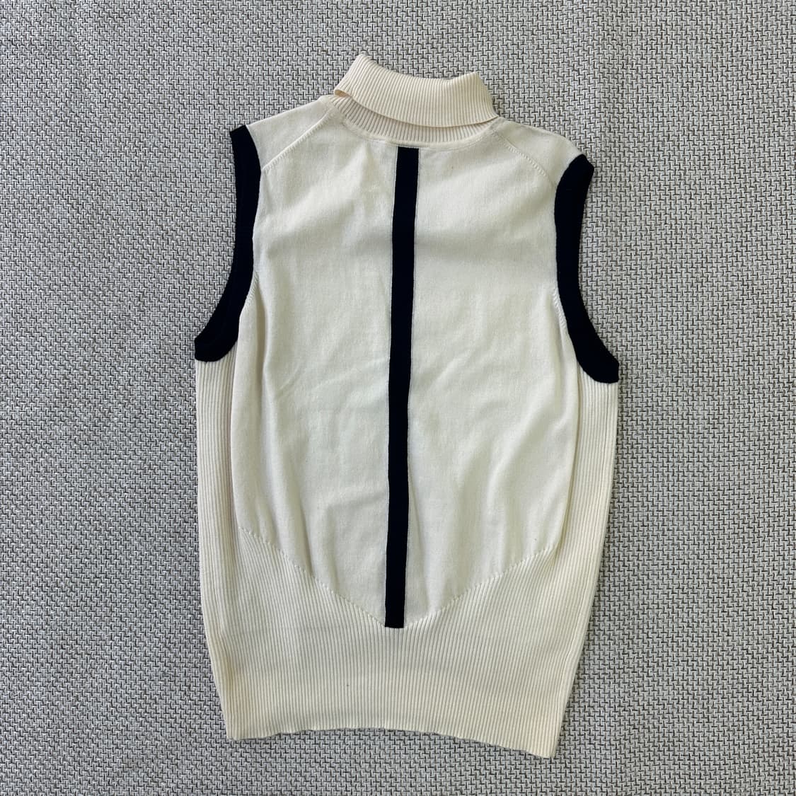 M 테일러메이트 하이넥 니트 베스트 0413D 상품이미지4