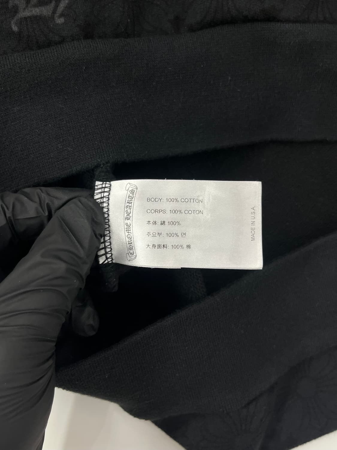 크롬하츠 플러스크로스 홀스슈 후드티 [M사이즈] 상품이미지4