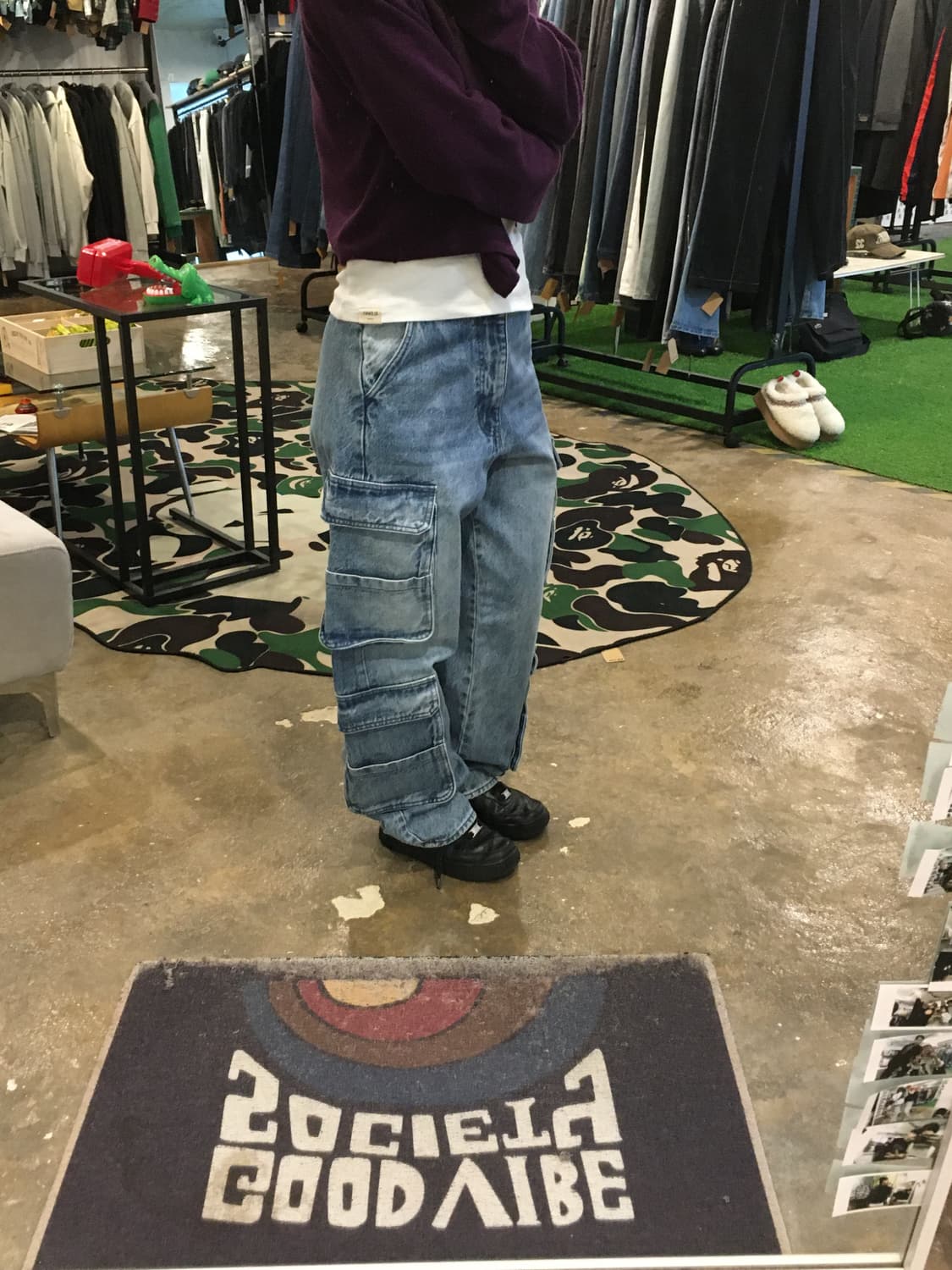 DOUBLE STANDARD CLOTHING 멀티포켓 데님 팬츠 상품이미지6