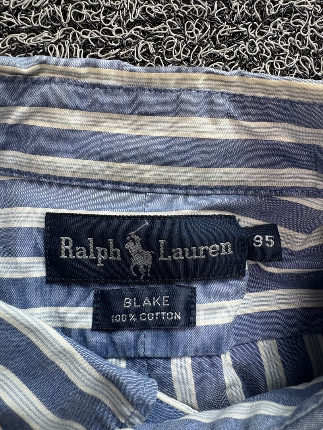 폴로 랄프로렌 아카이브 포니로고 스트라이프 셔츠 3468 상품이미지4