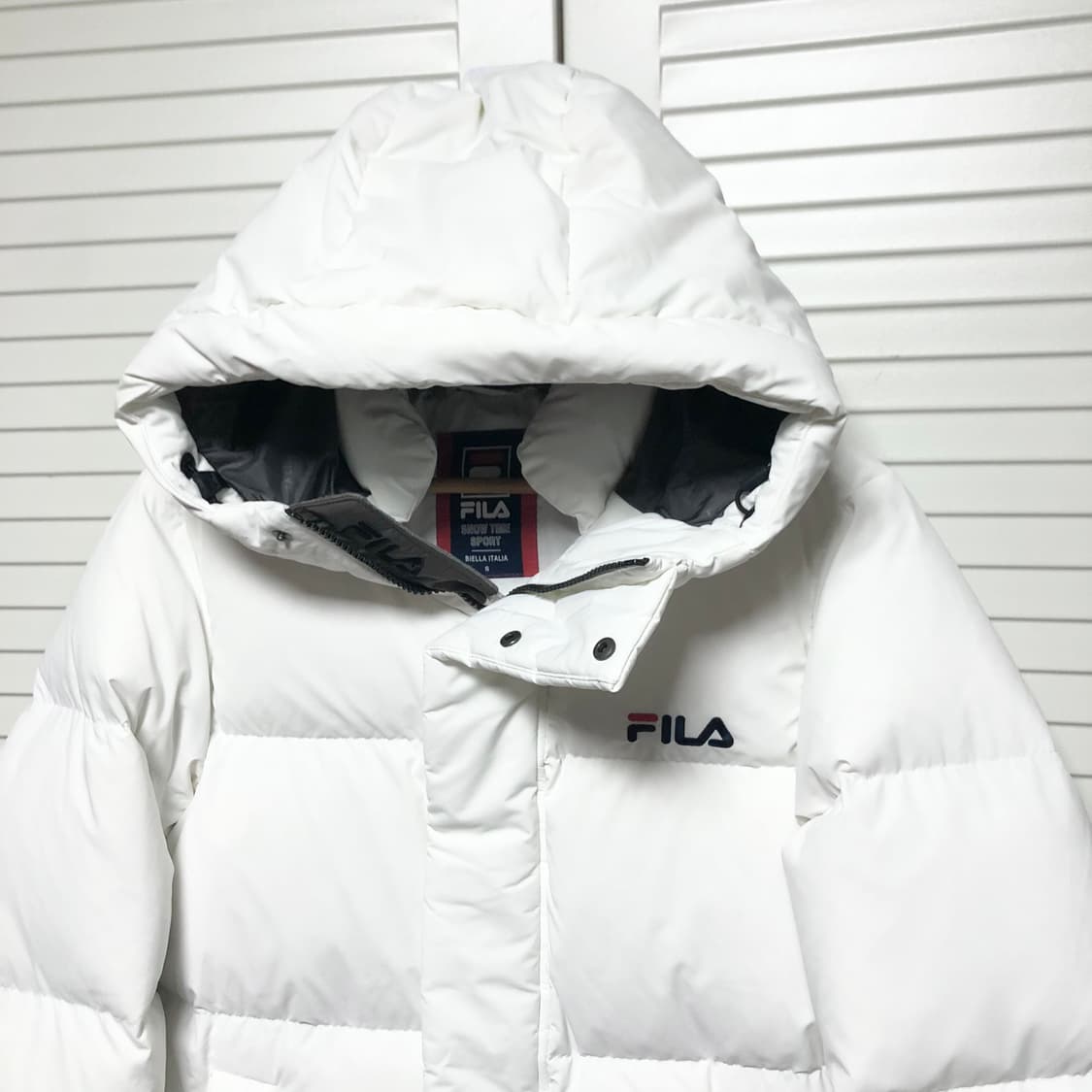 필라 롱패딩 거의새거 남여공용 구스다운 패딩 자켓 상품이미지3
