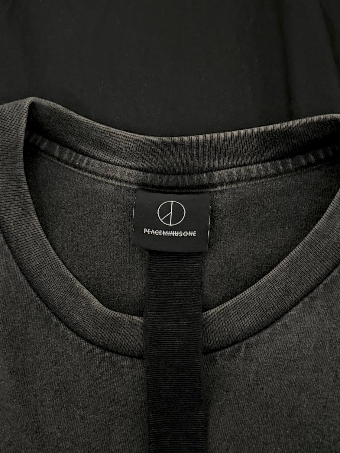 피마원 빈티지 반팔 티셔츠 차콜 상품이미지5