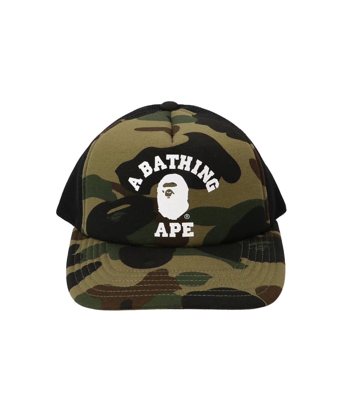 베이프 카모 그린 트러커 캡 상품이미지2