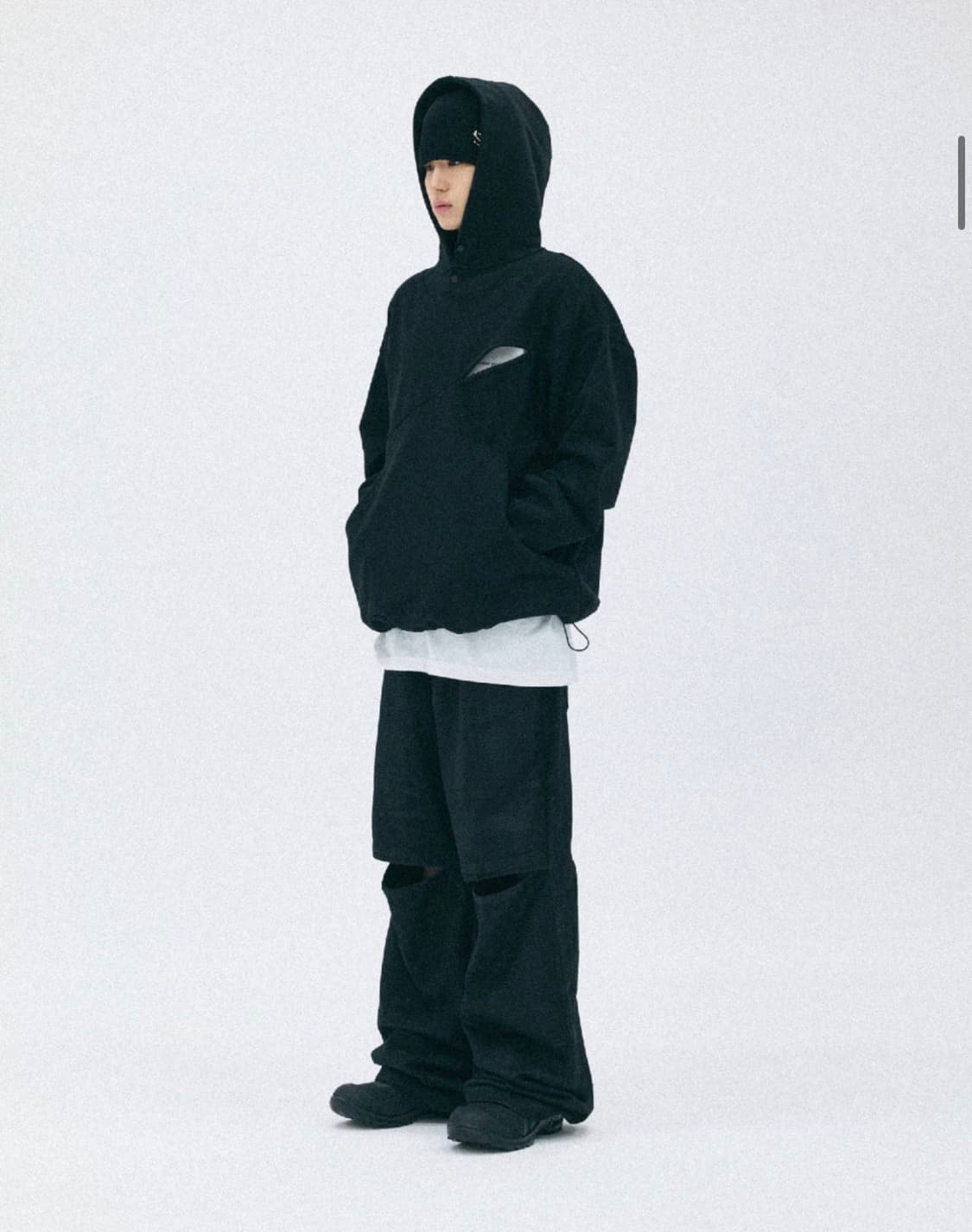 스키즘인듀싱 블랙 후드티  상품이미지1