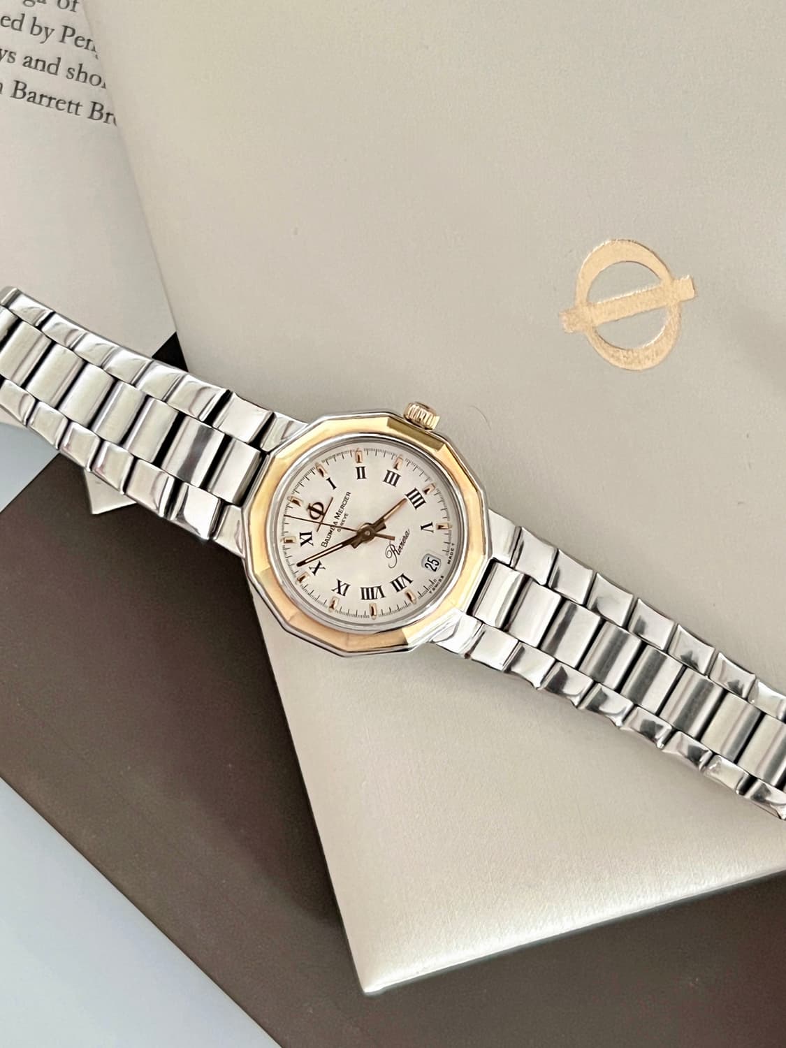BAUME & MERCIER 보메 메르시에 리비에라 18k골드 콤비 시계 상품이미지3