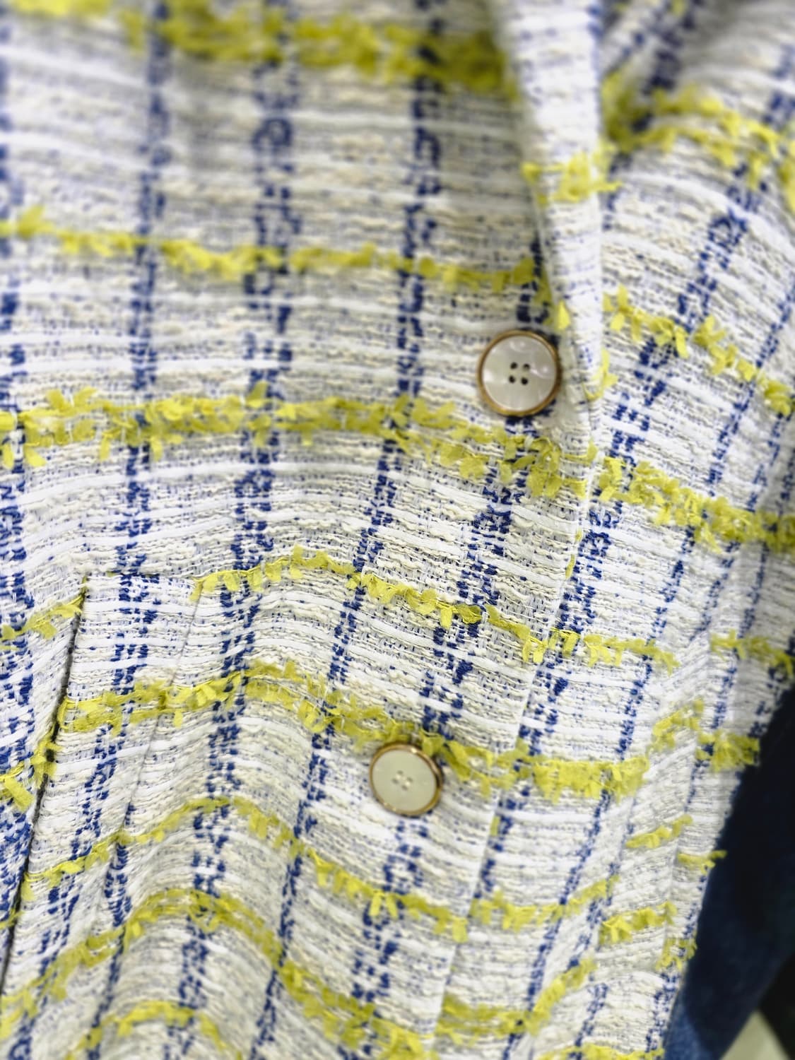 OGI 트위드 데님 후드 자켓 상품이미지8