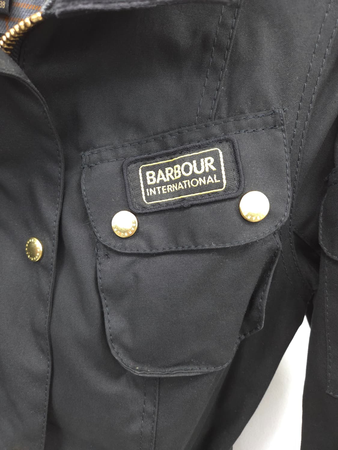 8 바버 인터내셔널 블랙 여성 왁스 자켓 상품이미지5