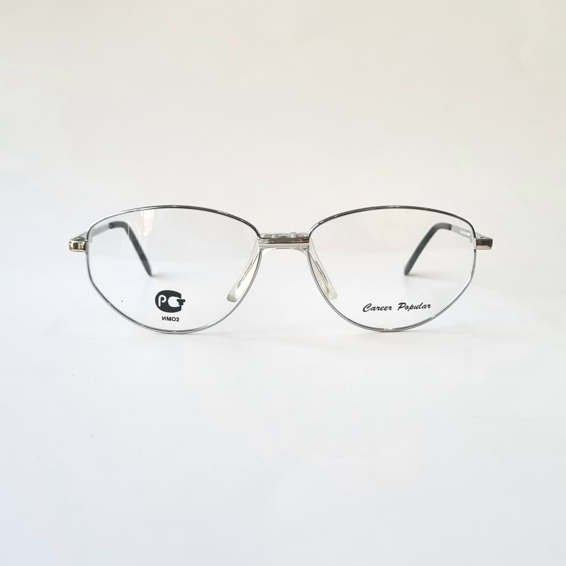 데드스탁 유럽 빈티지  실 버 오벌 빅사이즈 안경테 119 상품이미지2