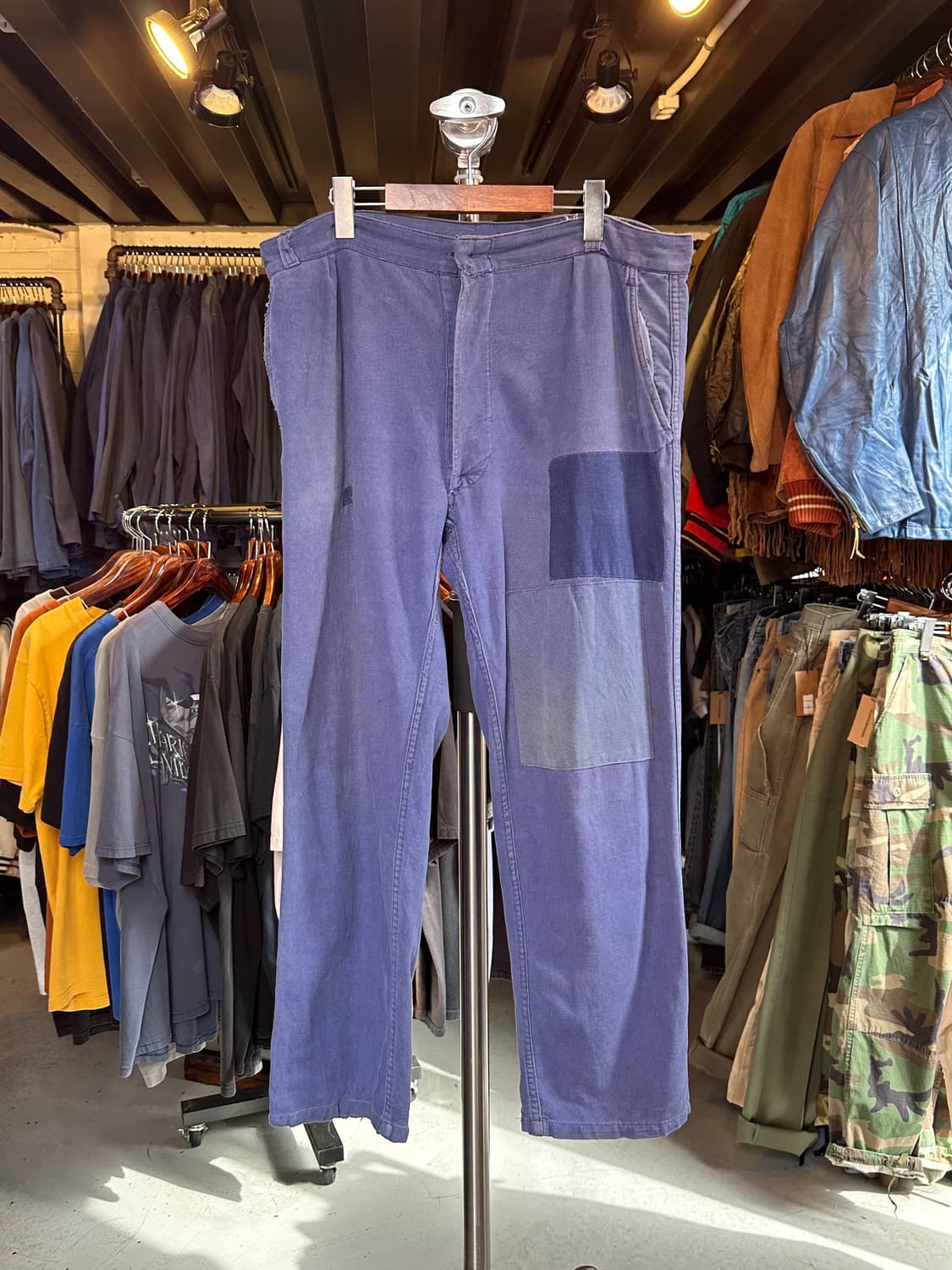 프렌치워크웨어 패치워크 프렌치 워크팬츠 상품이미지1