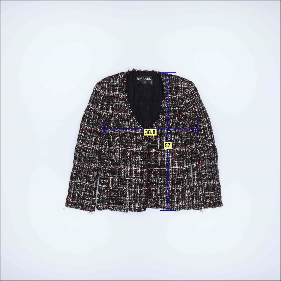 [44] 샤넬 여성 트위드 숏자켓 0105H1 상품이미지6