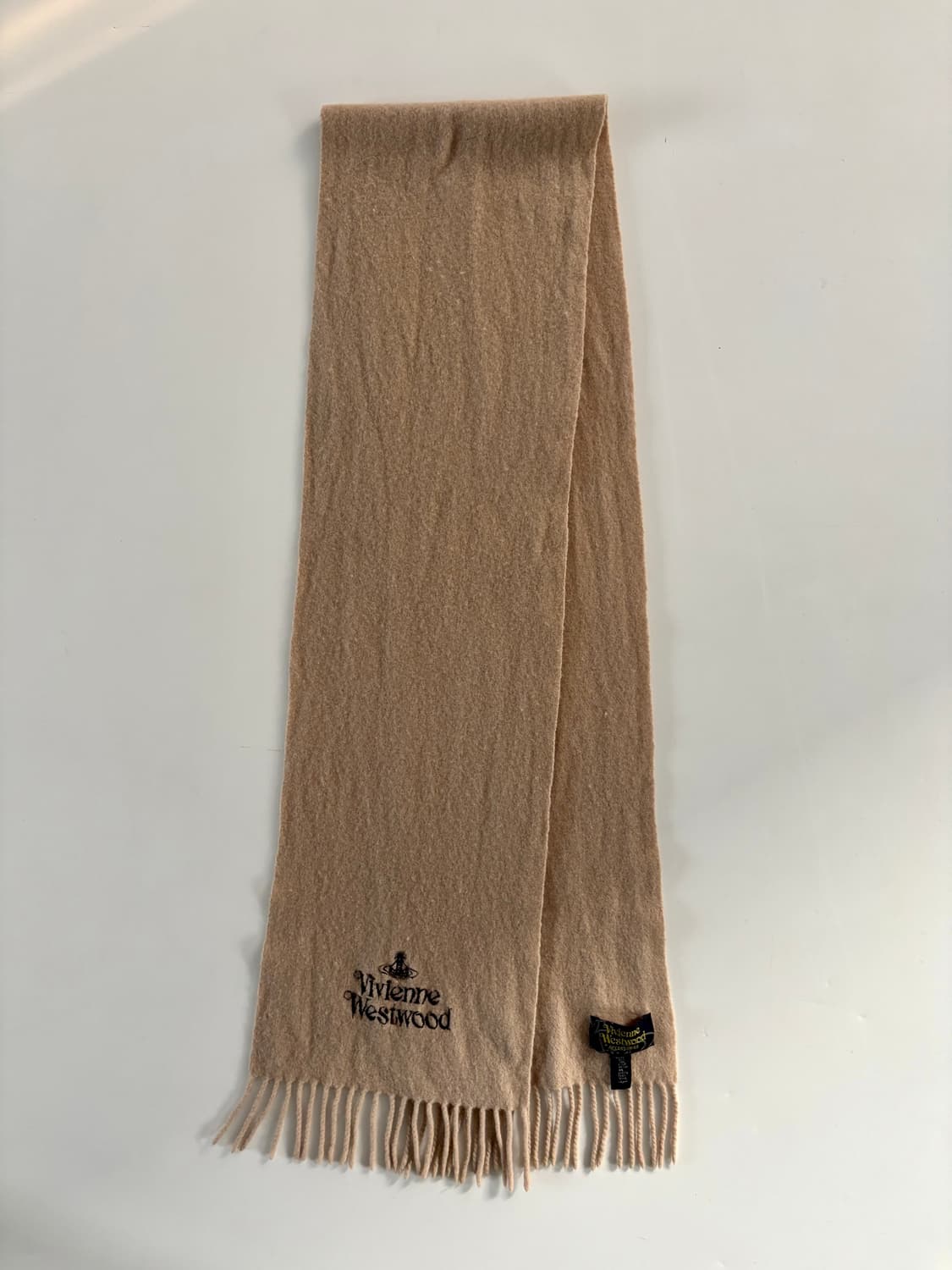 Vivienne Westwood 비비안웨스트우드 울 베이지 머플러 상품이미지7