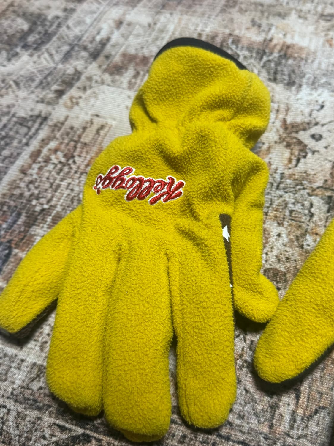 KELLOGGS FLEECE GLOVES (YELLOW) 상품이미지2
