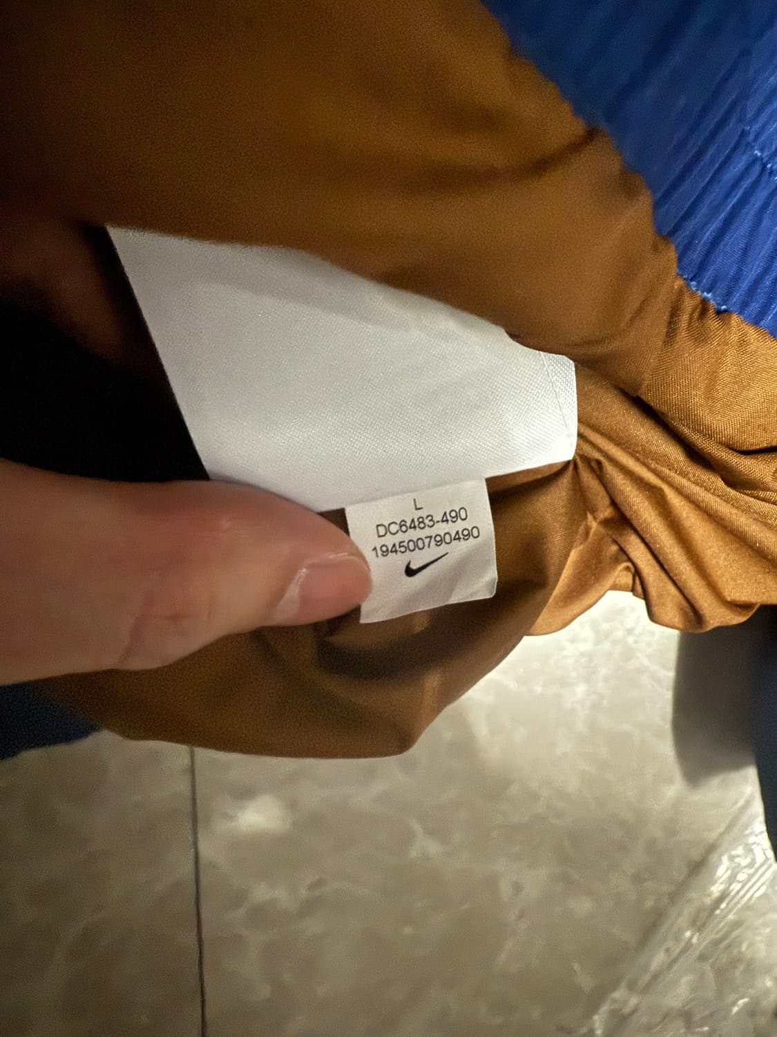 L사이즈 나이키 다운필 패딩 블루 상품이미지8