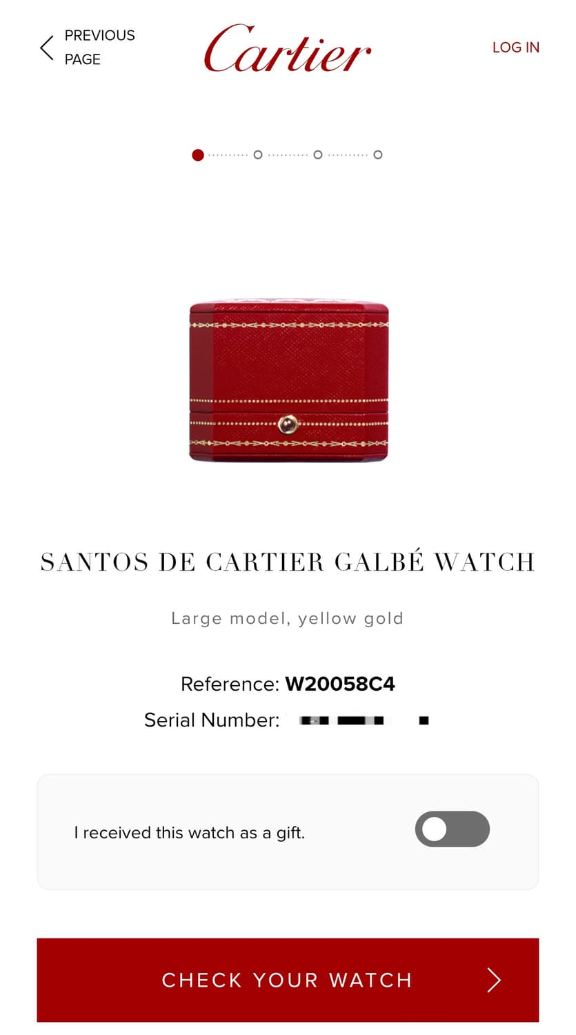 까르띠에 산토스 갈베 18K 콤비 L 기요셰판 오토메틱 시계 05~06년 상품이미지8