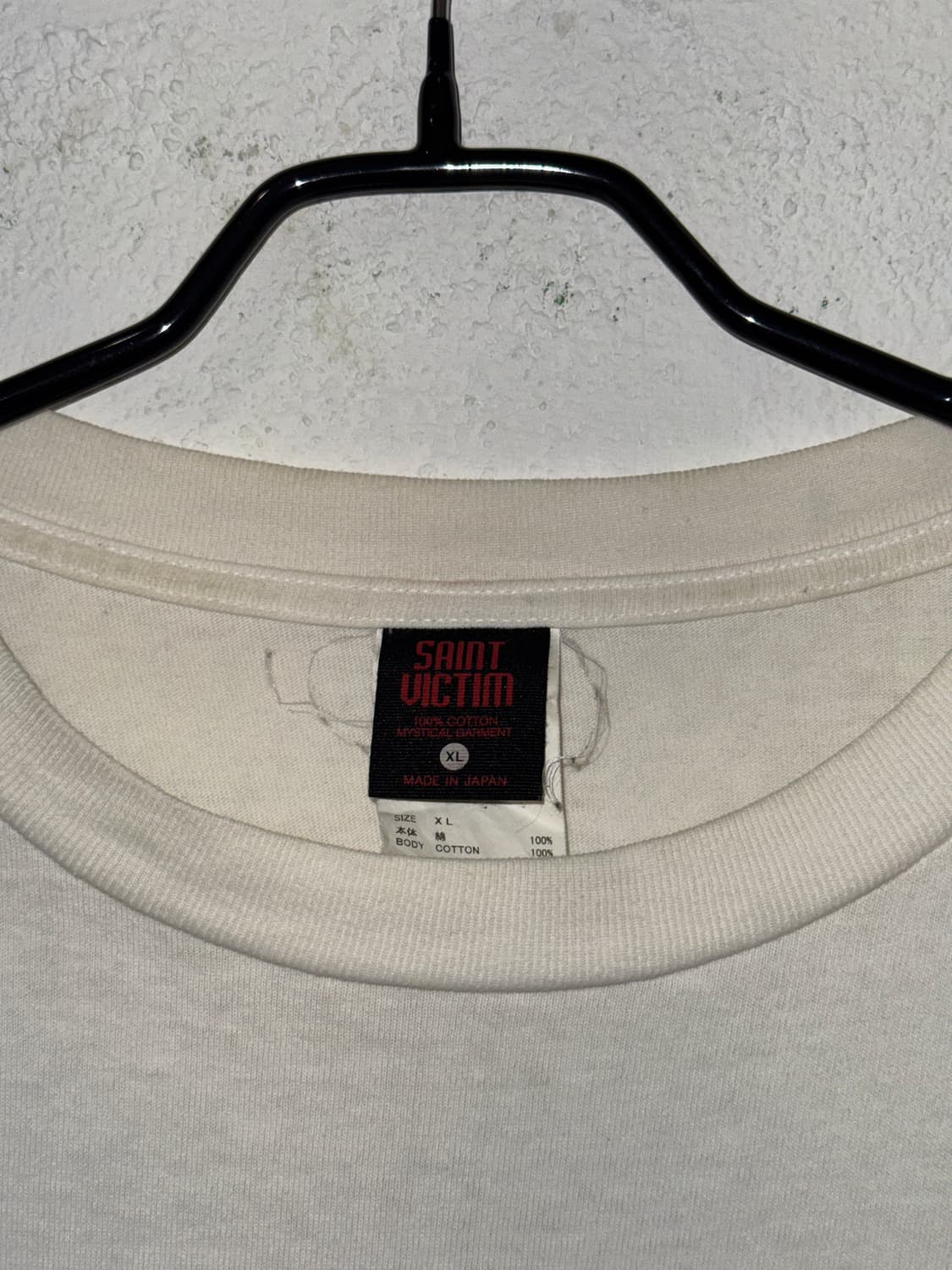 세인트 마이클 x 에반게리온 신지 숏슬리브 티셔츠 화이트 상품이미지2