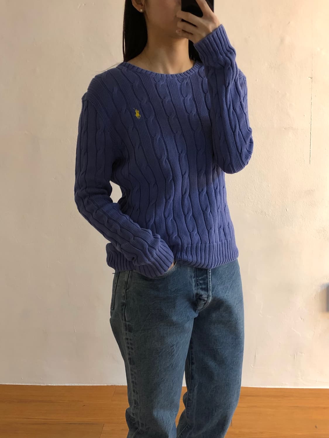 폴로 케이블 니트 상품이미지1