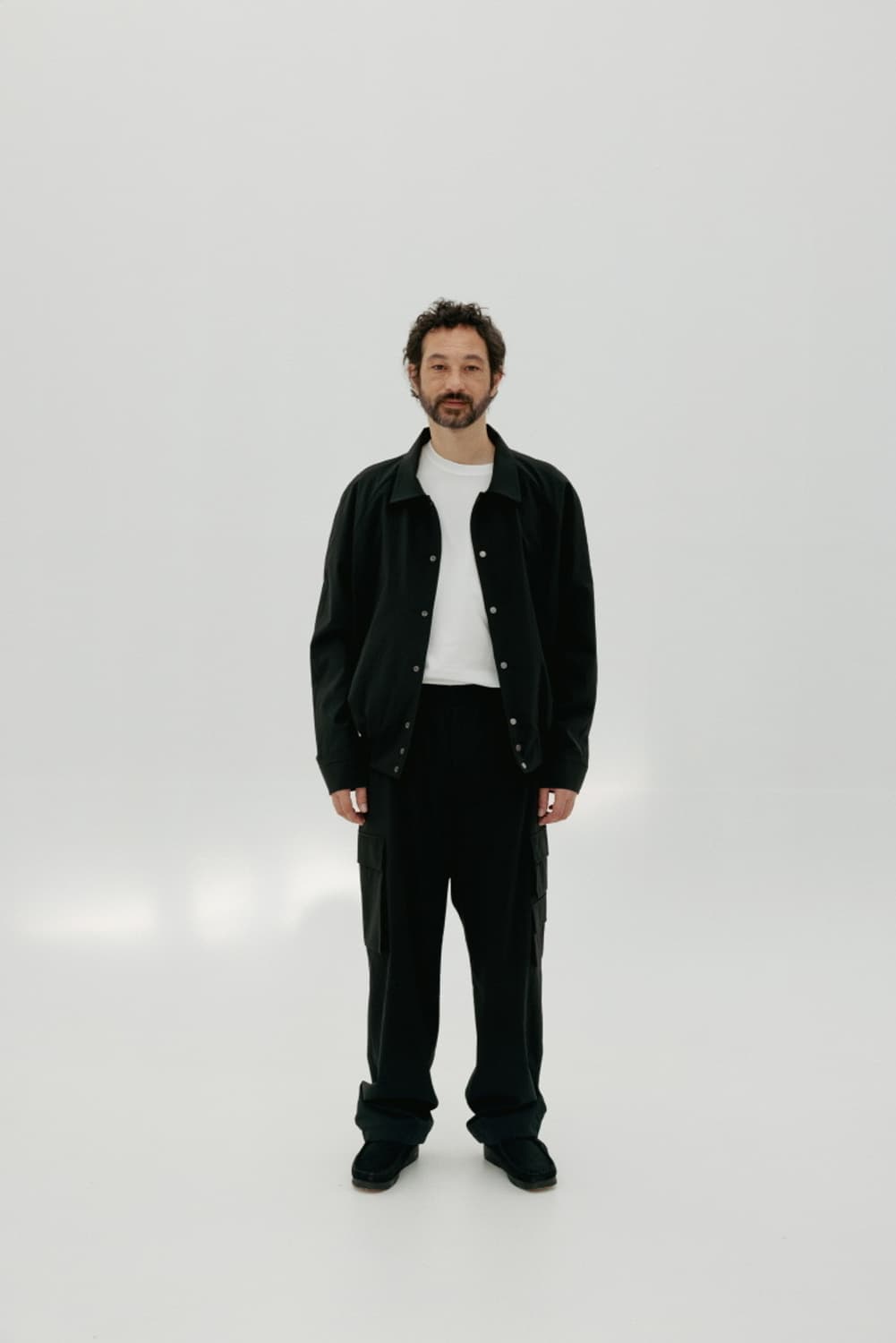 [1] 오토매틱포더피플 나글란 바시티 자켓 블랙 상품이미지3