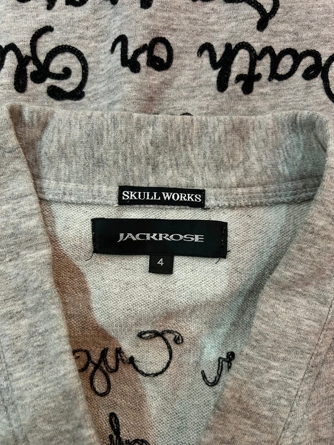 jackrose cardigan 잭로즈 x 스컬웍스 가디건 상품이미지3
