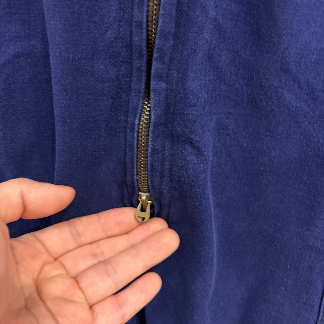 80~90s 프렌치 워크웨어 코튼트윌 커버올 점프수트 N982 상품이미지7