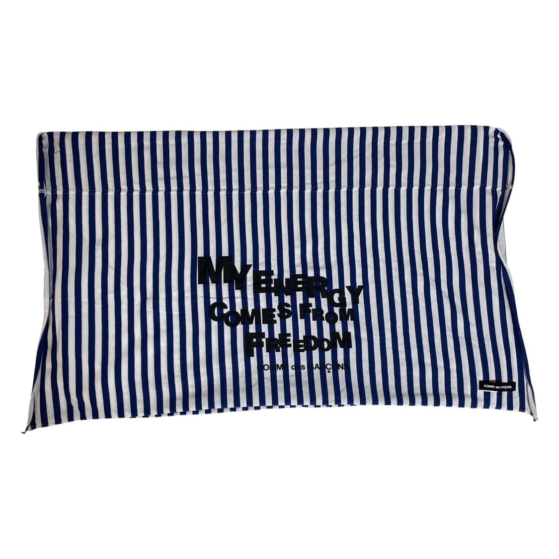 꼼데가르송 스트라이프 머플러 블루 상품이미지3