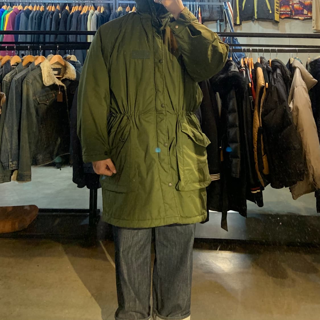 스웨덴군 오리지널 M-90 콜드 파카 XL 상품이미지3