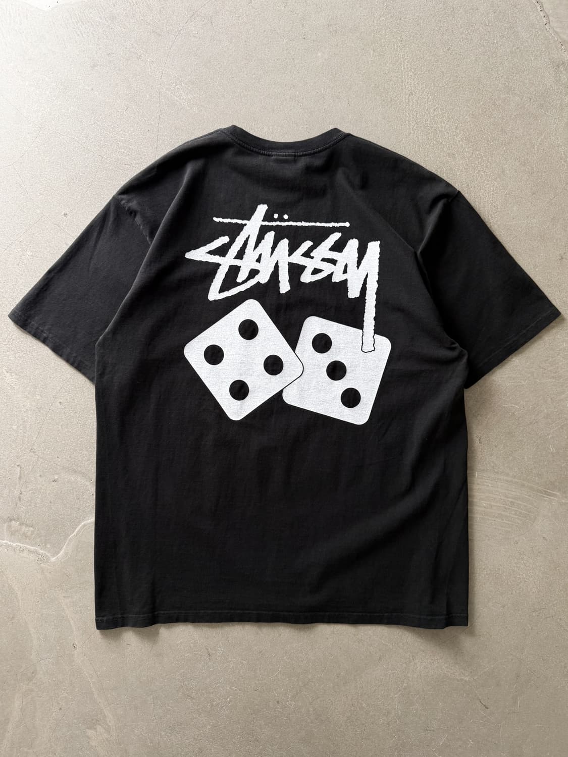 Stussy Dice Graphic Black Tee 상품이미지1