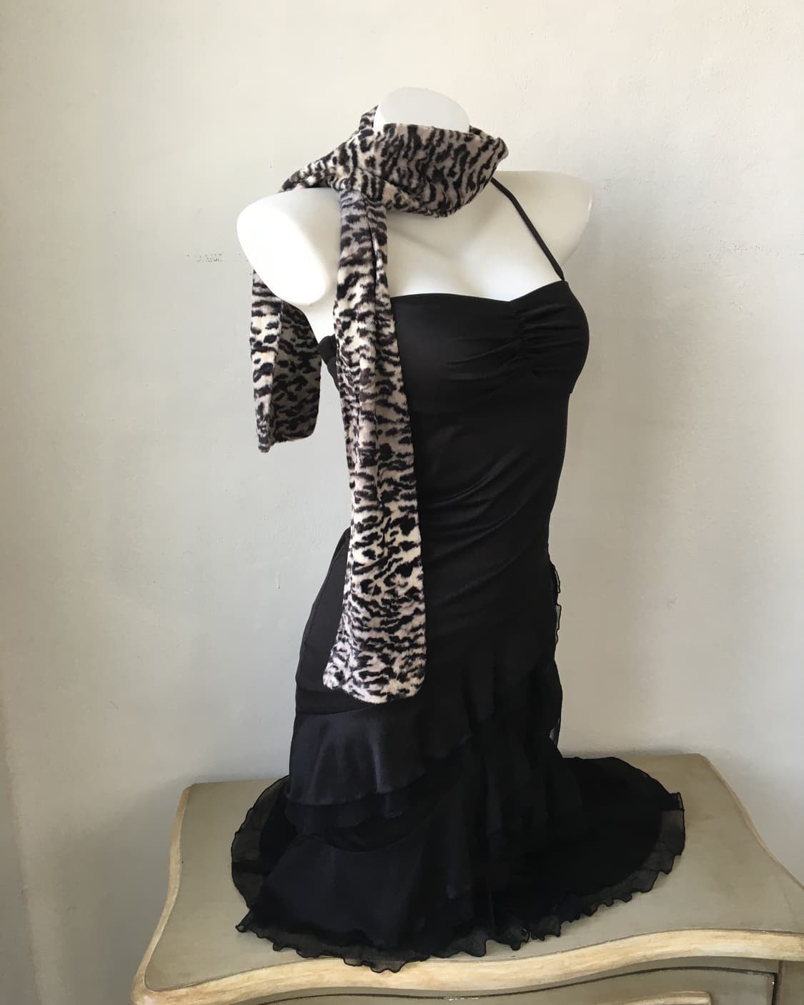  leopard pattern scarf 상품이미지1