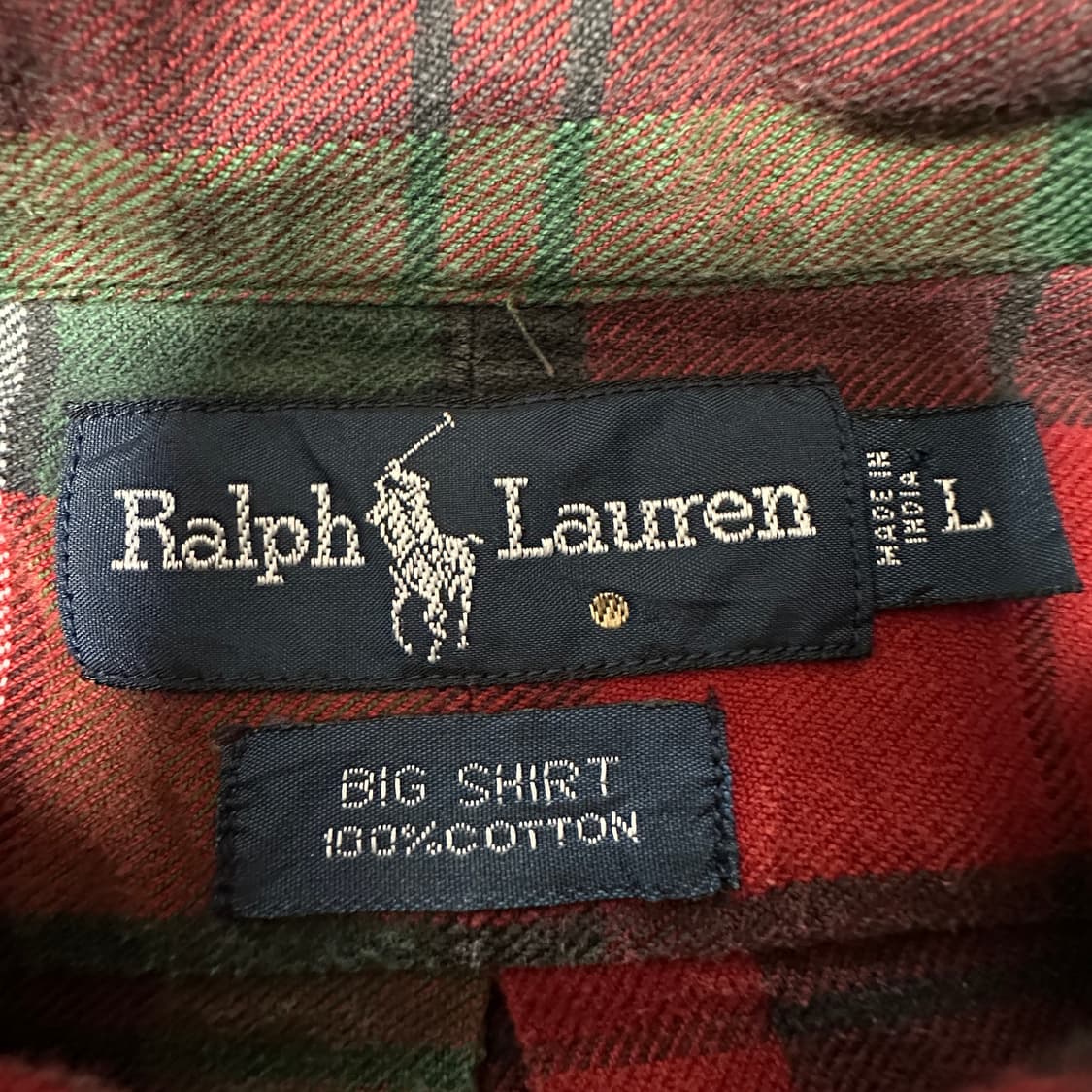 POLO RALPH LAUREN 90's big shirt 상품이미지4
