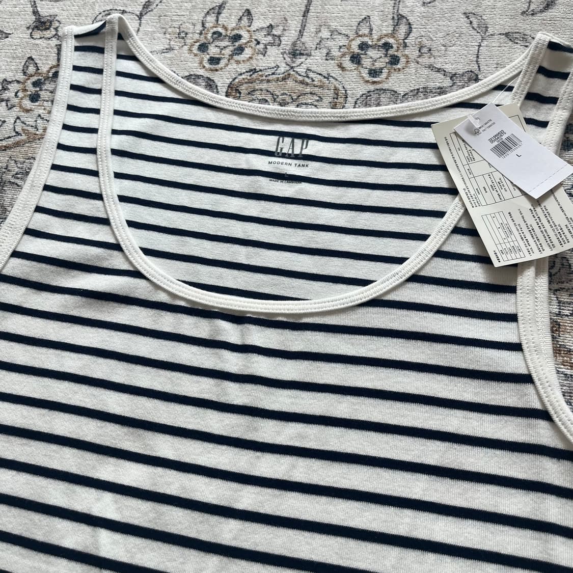 갭 단가라 슬리브리스 탑 상품이미지2