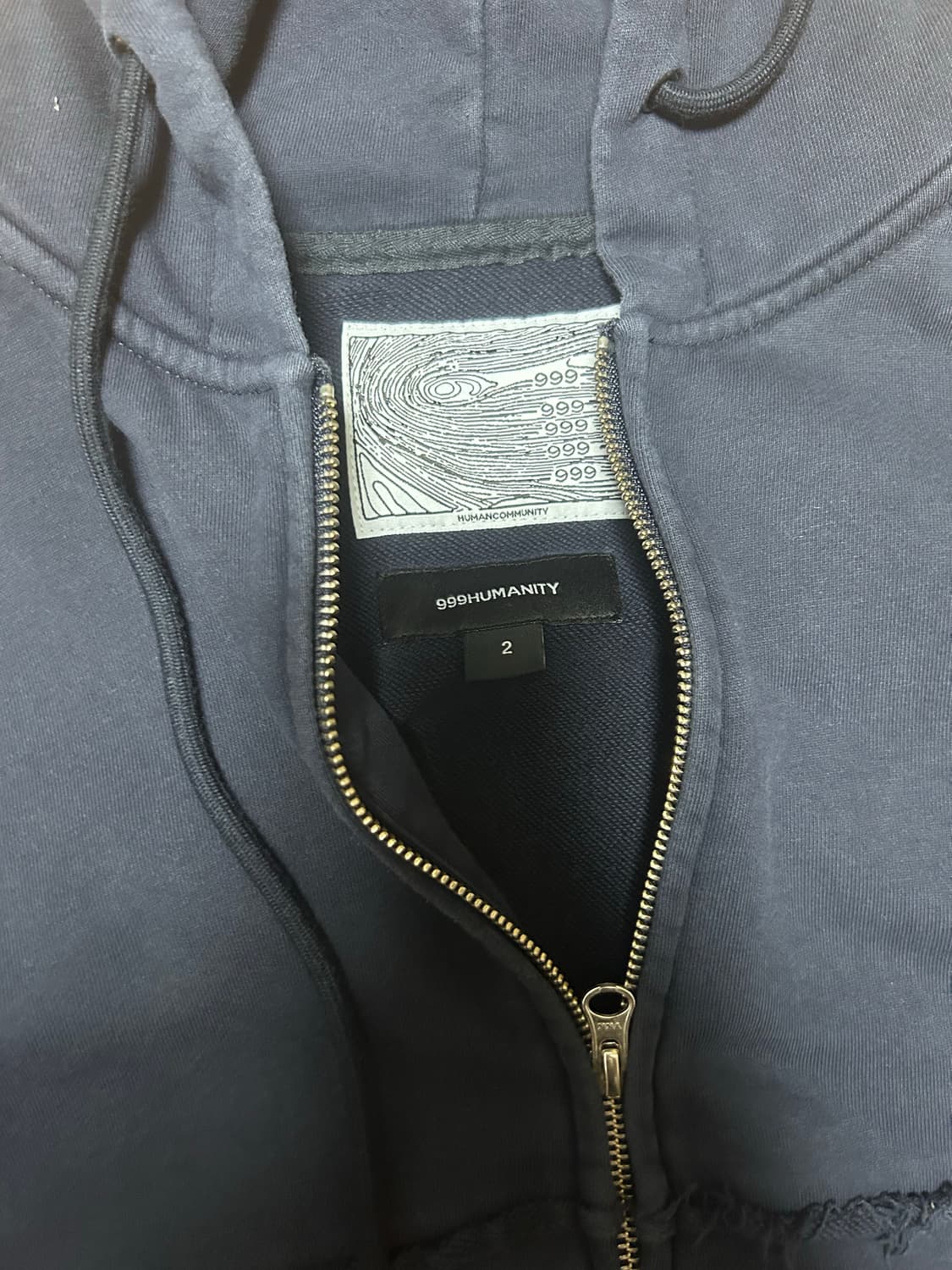 999휴머니티 Raw track hooded zip up [2] 상품이미지2