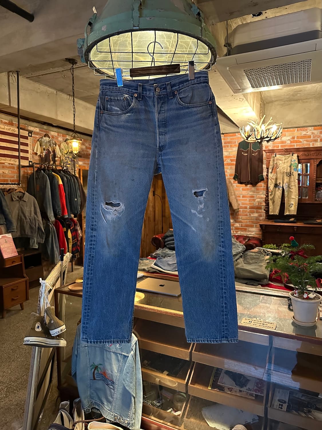 80s 90s USA 빈티지 리바이스 501xx 데님 팬츠 상품이미지1