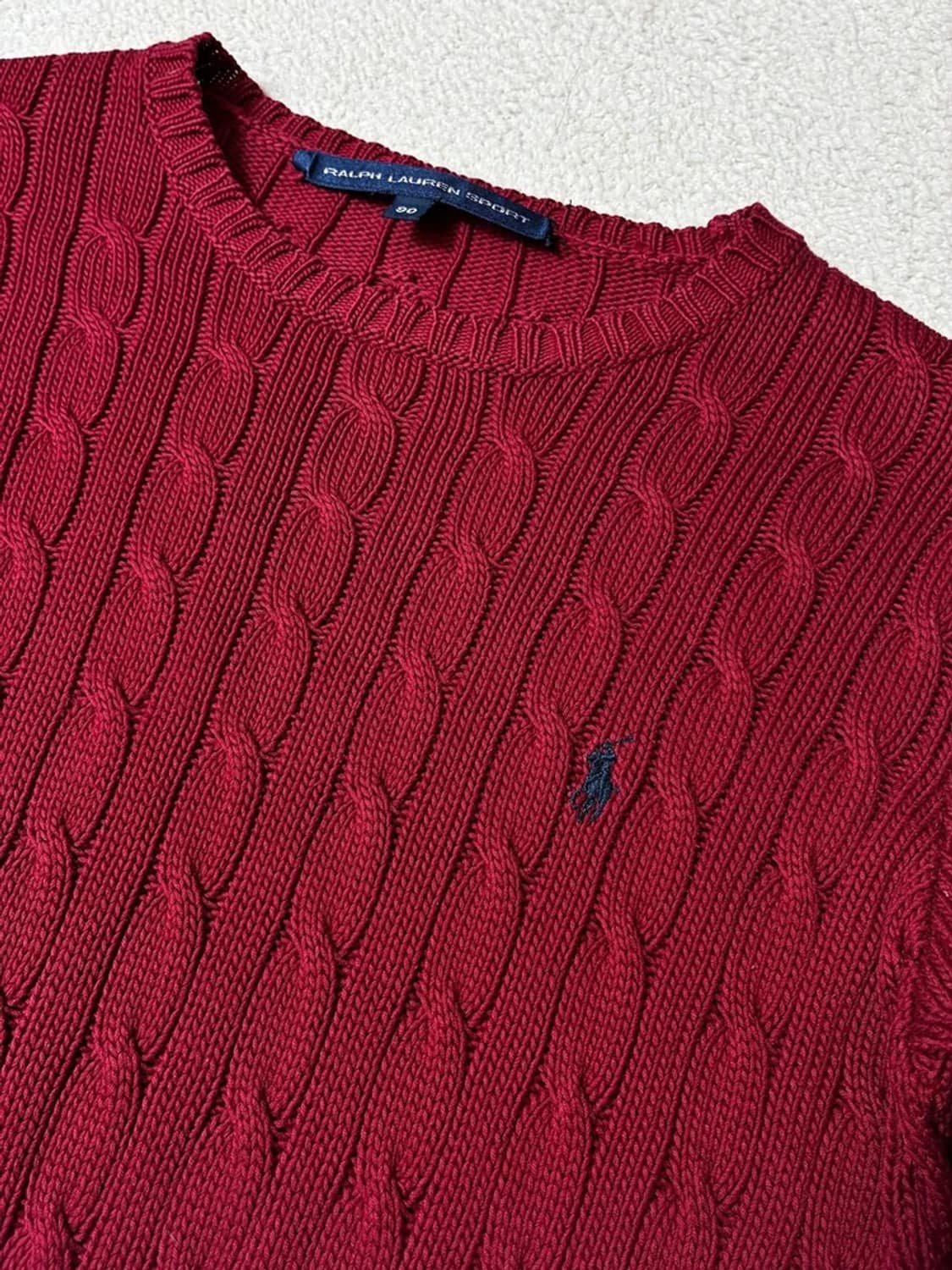 폴로 랄프로렌 00's 꽈배기 니트 PN7645 상품이미지3
