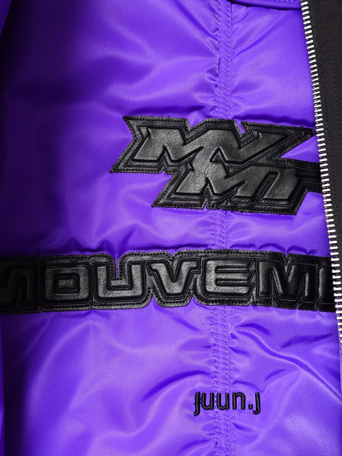 [48] 준지 리버시블 마원 블랙 바이올렛 퍼플 MA-1 상품이미지3