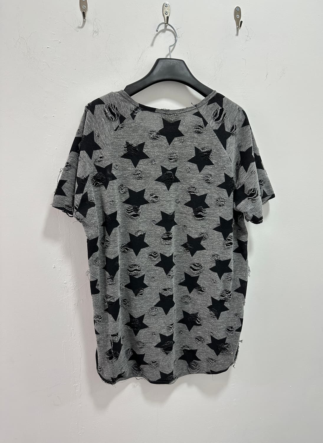 Vintage distressed star printing tee 상품이미지4
