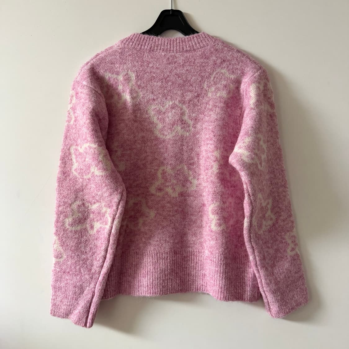 새상품 여자 플라워 니트 가디건 상품이미지3