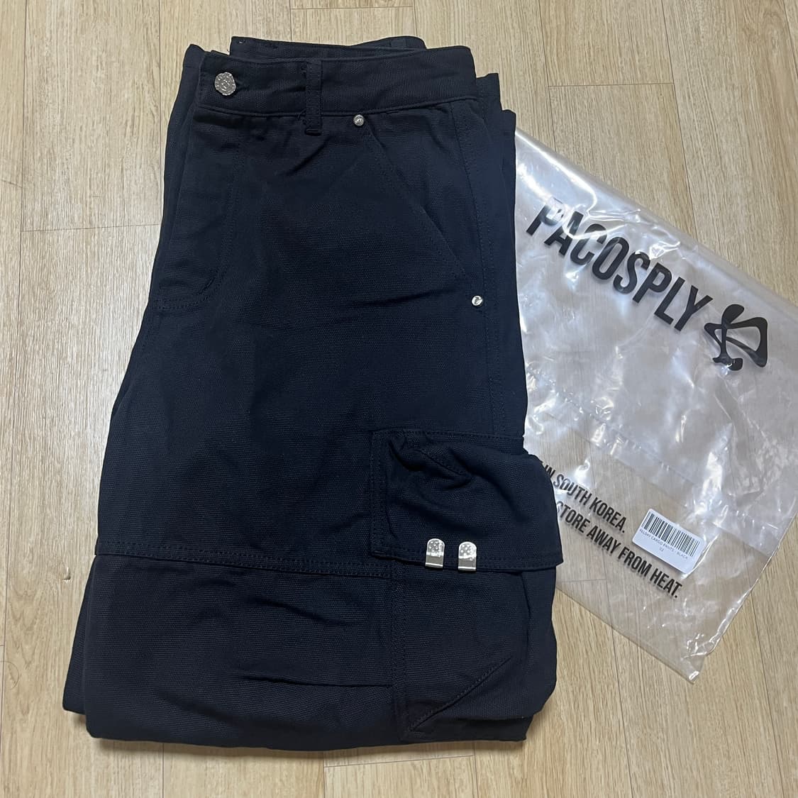 [2] 파코서플라이 ALLDAY CARGO PANTS BLACK 상품이미지3