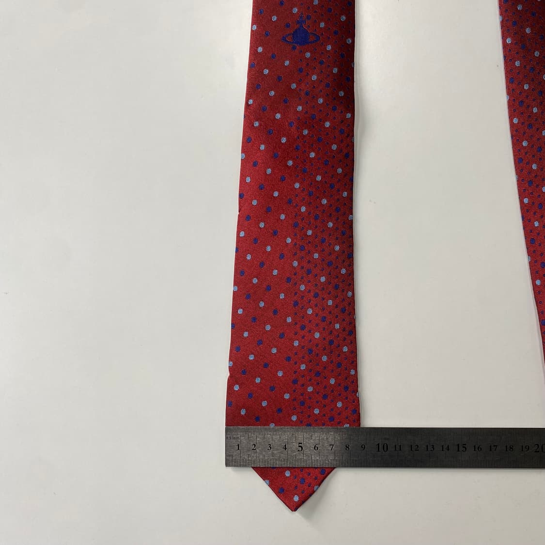 비비안웨스트우드 심플로고 정품 명품 넥타이(Vivienne)8.6cm 상품이미지8