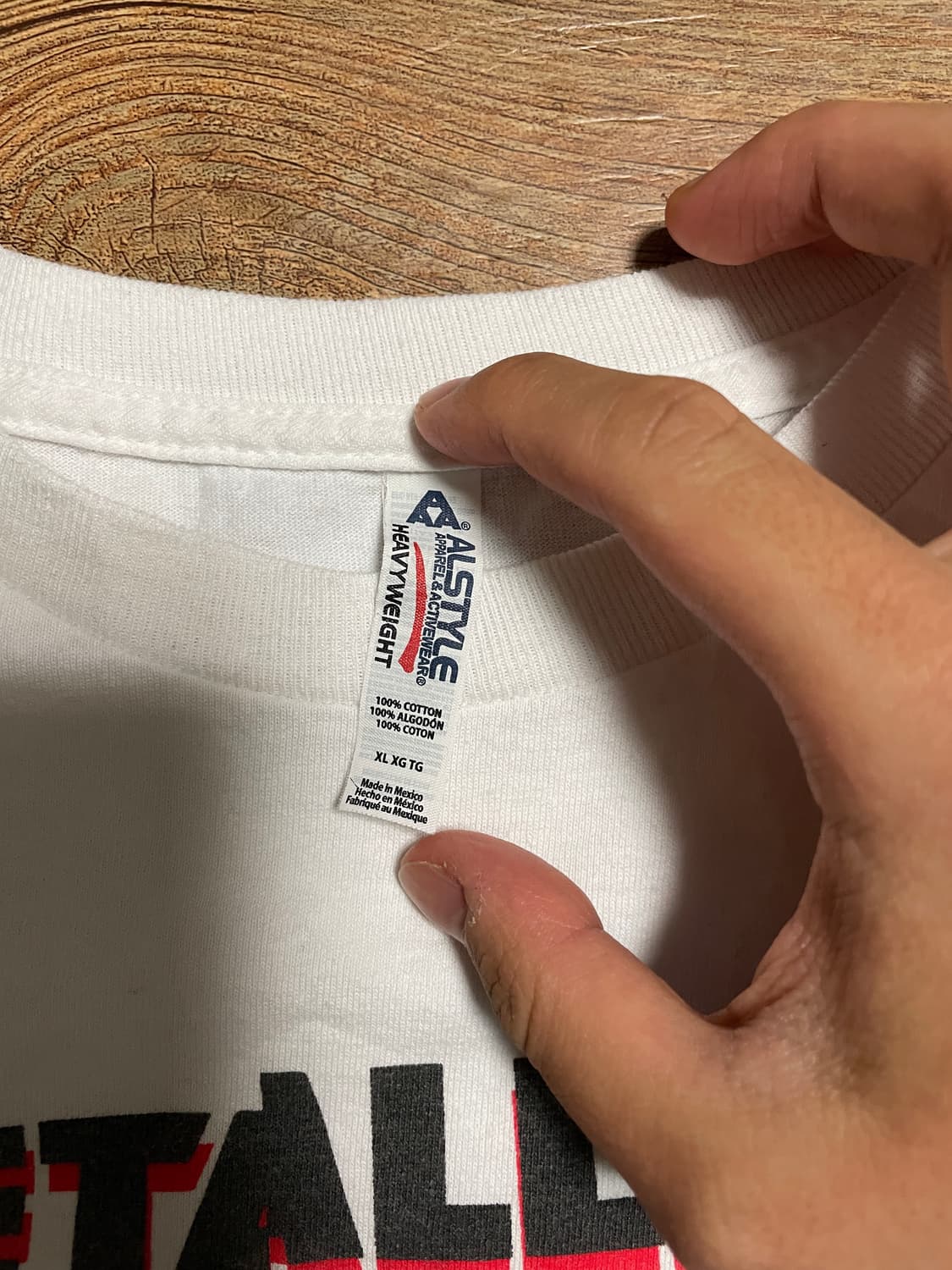 메탈리카 월드와이어드 투어 티셔츠 상품이미지2