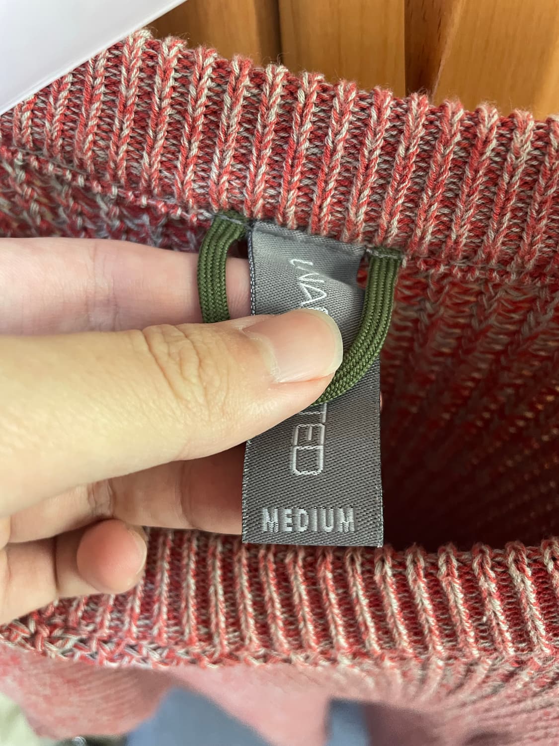 언어펙티드 사이드 집업 니트 M 상품이미지2