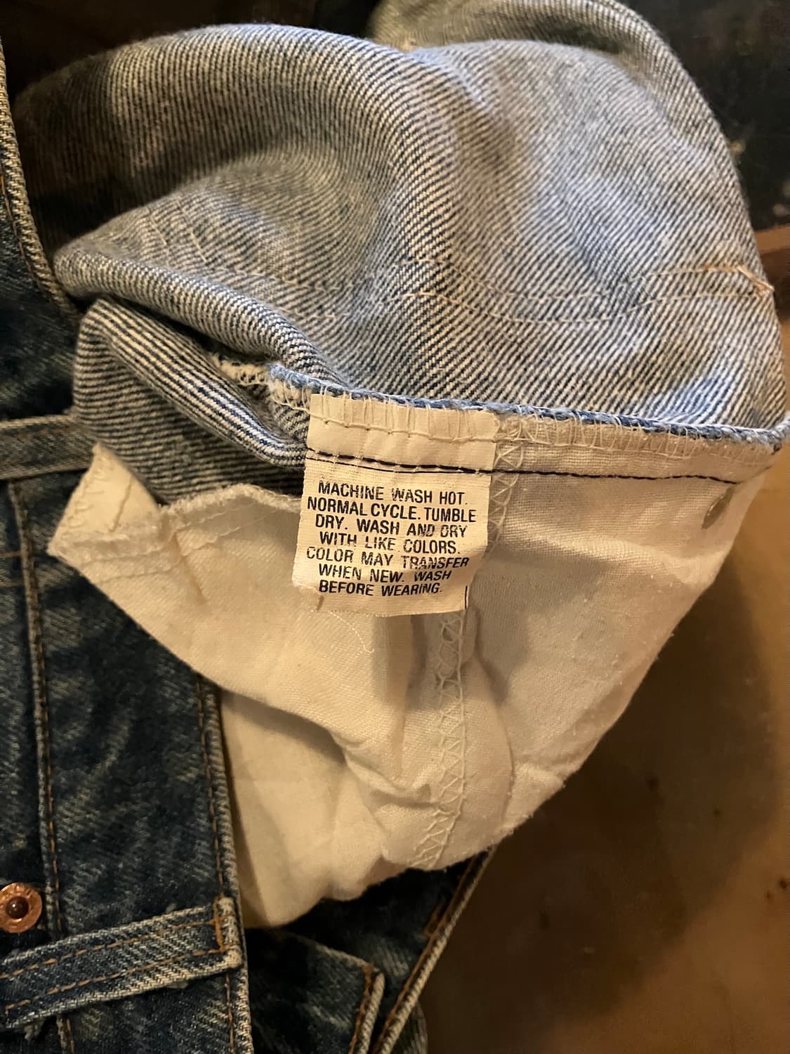 80s USA 빈티지 리바이스 517 부츠컷 데님 팬츠 상품이미지9